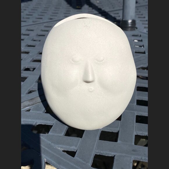 Funny Face Head Vase Pottery - Matte - Picture 8 of 8